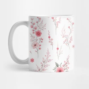 Pink Flowers Mug